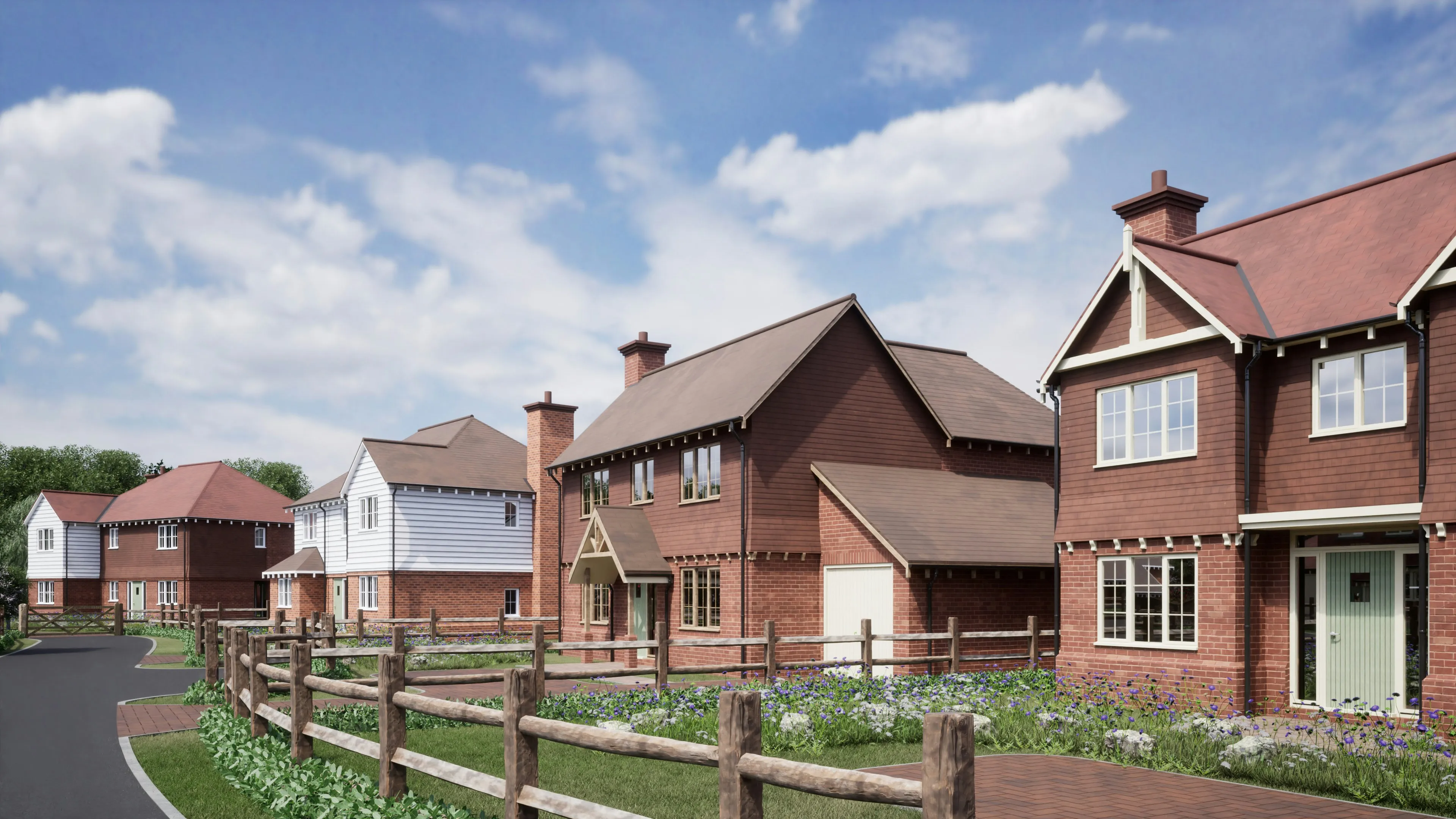Visualisation of a UK new-build home — the kind of property a typical heat pump installation cost figure applies to